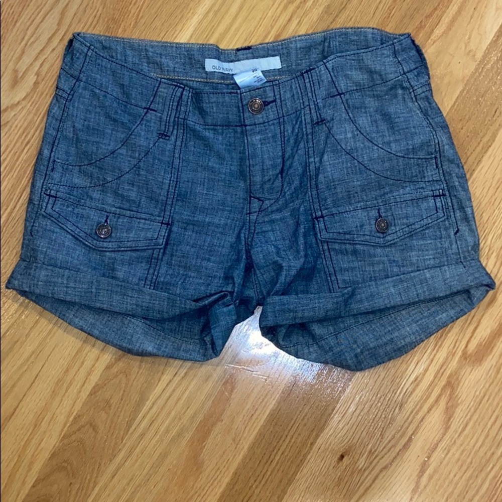 Blue shorts